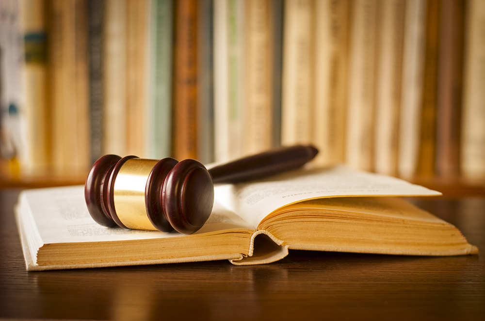open law book of Hollingshead & Dudley Trial Lawyers